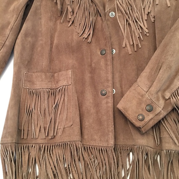 Vintage Suede Fringe Jacket π₯π₯π₯ - Picture 3 of 8